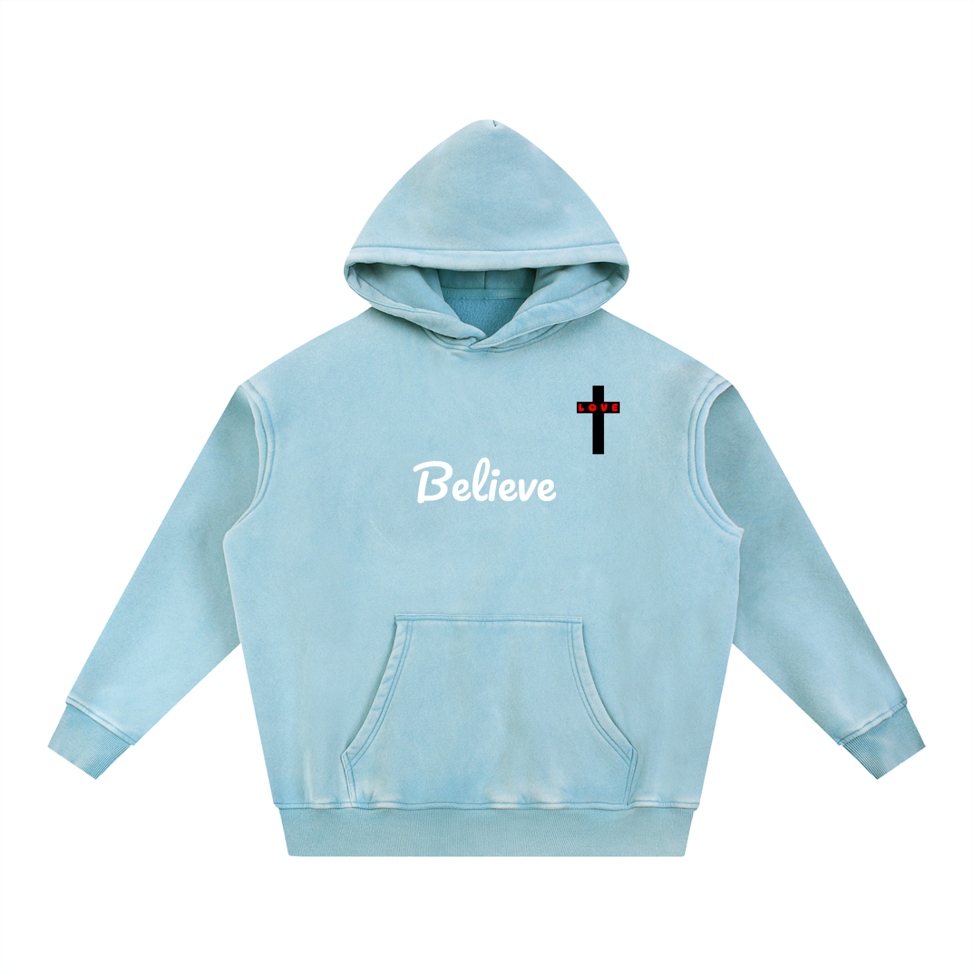 Believe soft oversized hoodie